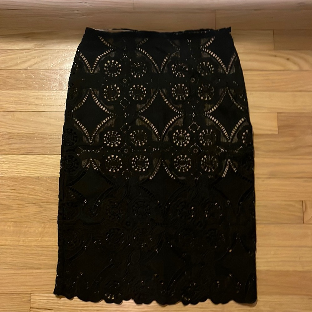 Abercrombie Lace Pencil Skirt Size 10